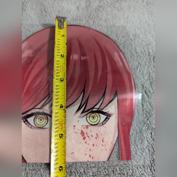 Anime Chainsaw Man Glossy Vinyl Decal Peeker Sticker Makima 6x6 - Picture 4 of 4
